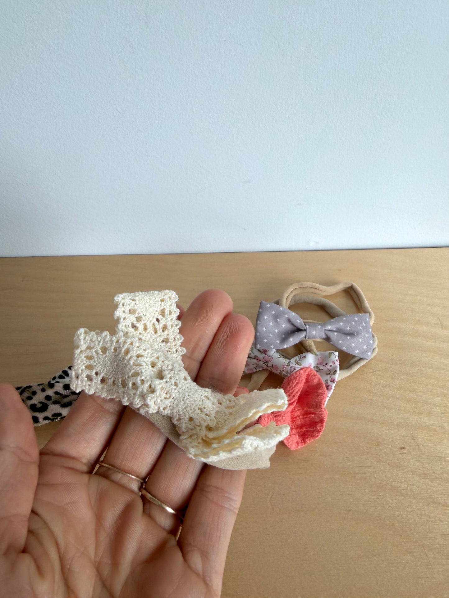 Coral, Leopard, Floral, Lace, Star Nylon Headband / 0-12m