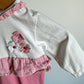 Mayoral Pink Flower Jumpsuit / 1-2m