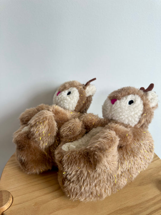 Gap Reindeer Slippers / Size 7-8 Toddler