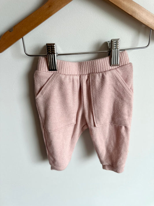 Pink Tapered Pants / 0-3m