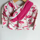 Flamingo Towel Hood Top / 6-12m