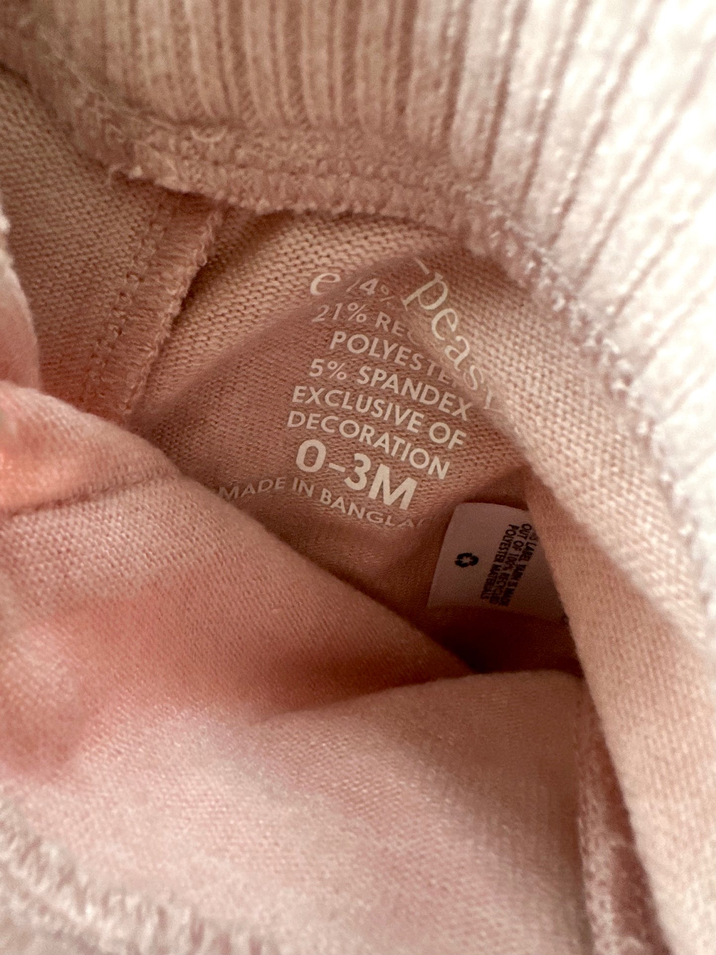 Pink Tapered Pants / 0-3m