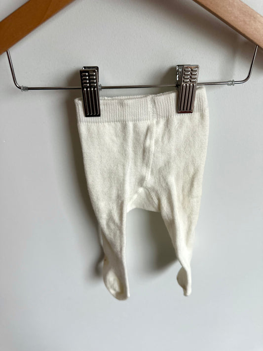 Cream Tights / 0-3m?