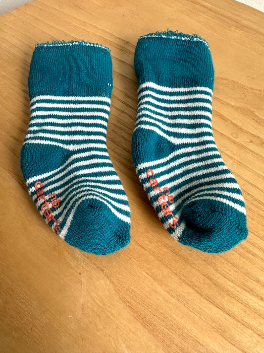 Newborn Striped Socks / 0m