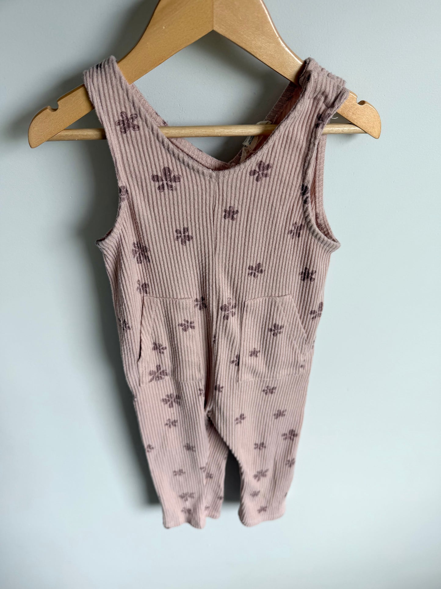 Blush Floral Jumpsuit (PLAY) / 3T