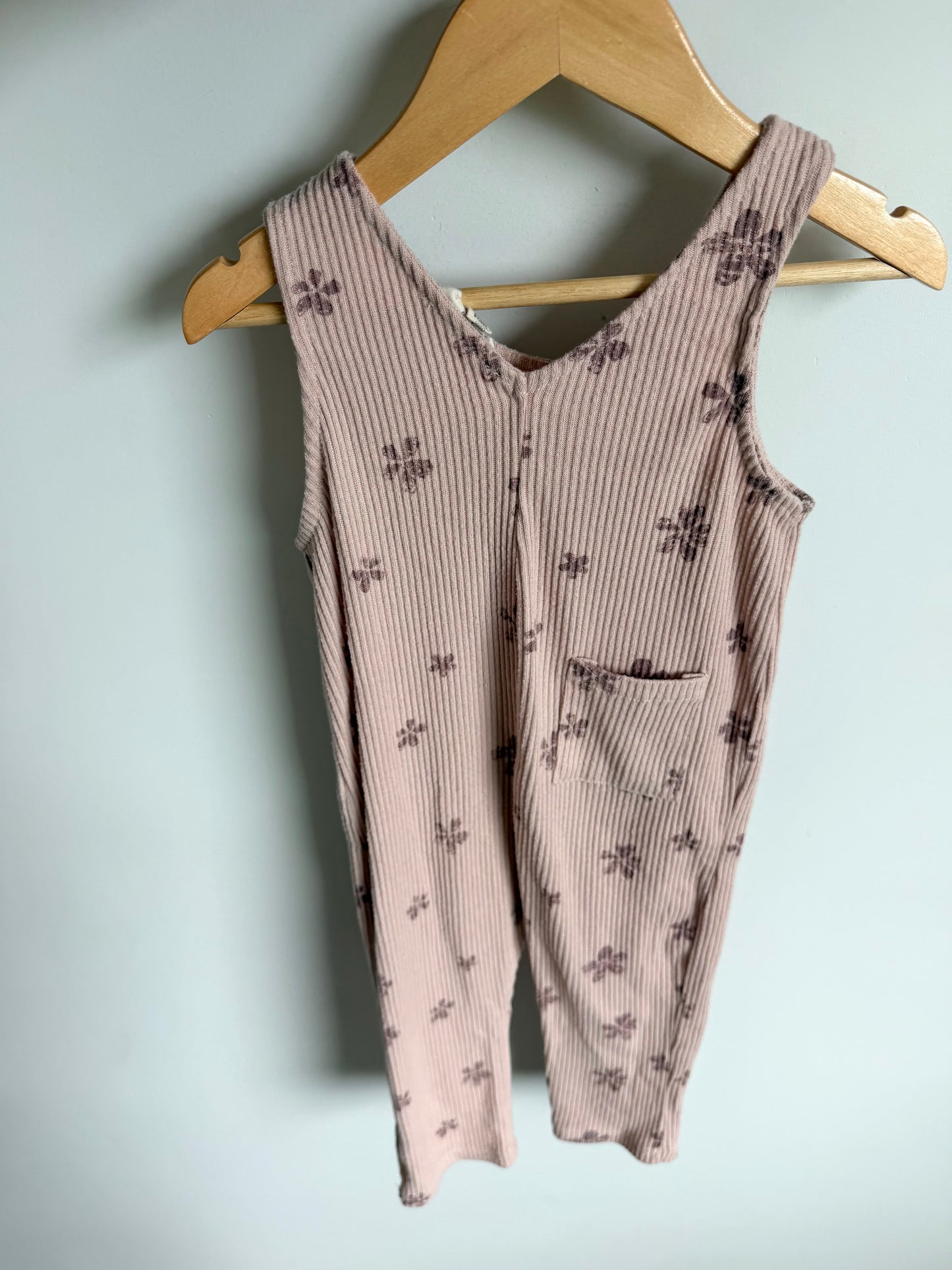 Blush Floral Jumpsuit (PLAY) / 3T