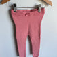 Pink Knit Leggings / 12-18m