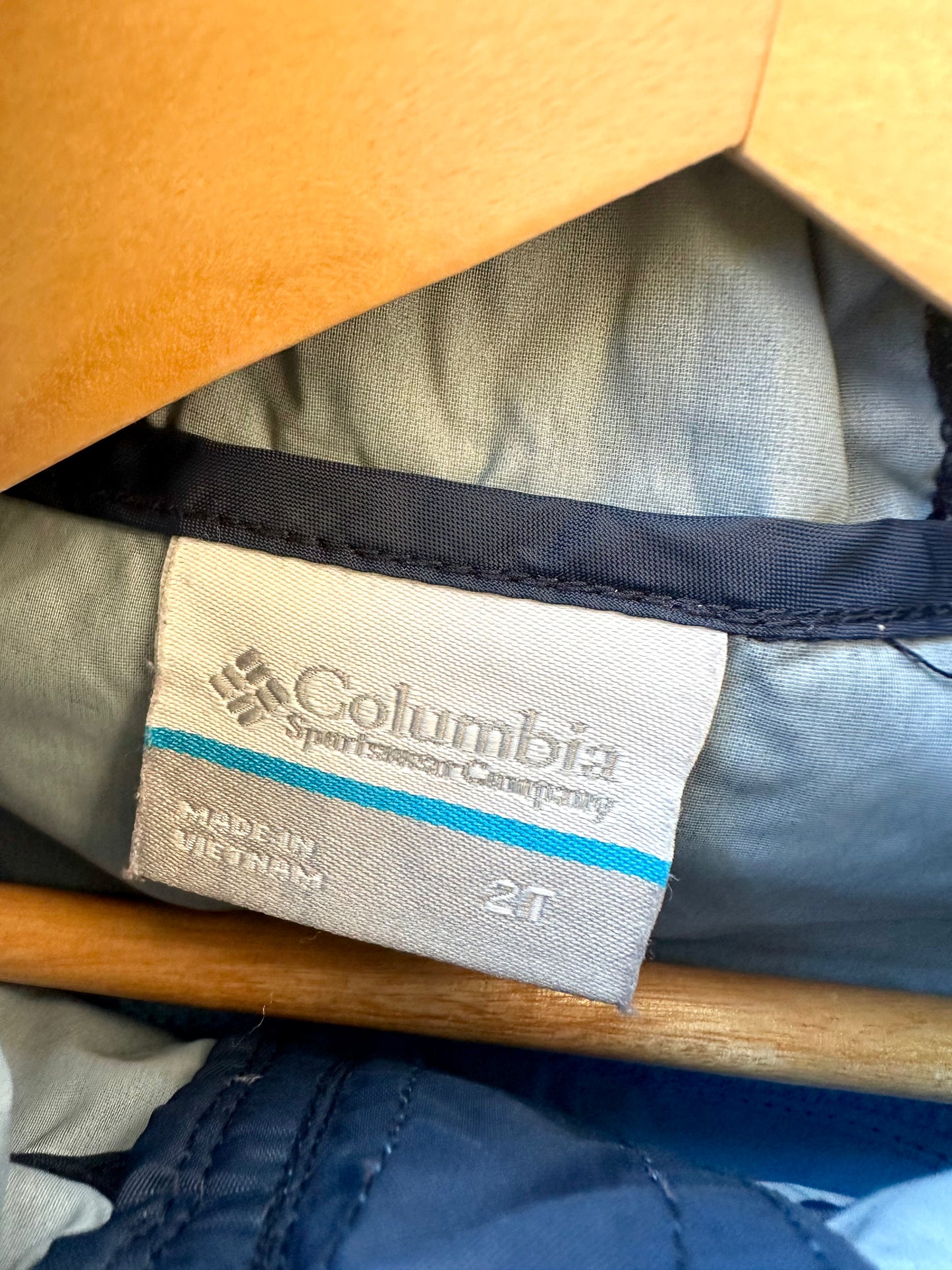 Navy Columbia Windbreaker Jacket / 2T