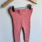 Pink Knit Leggings / 12-18m