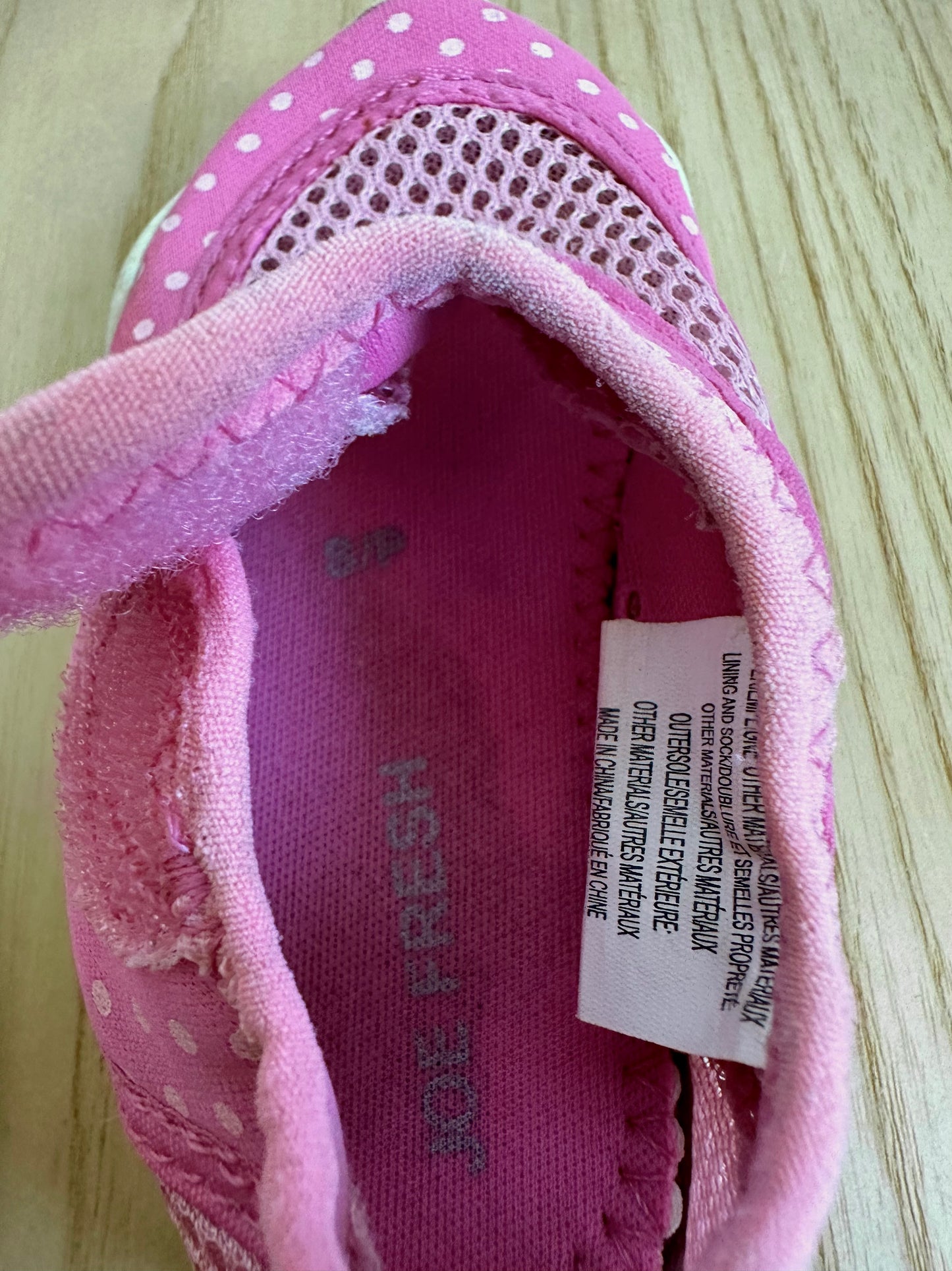 Pink Water Shoes / Size 4 Toddler?