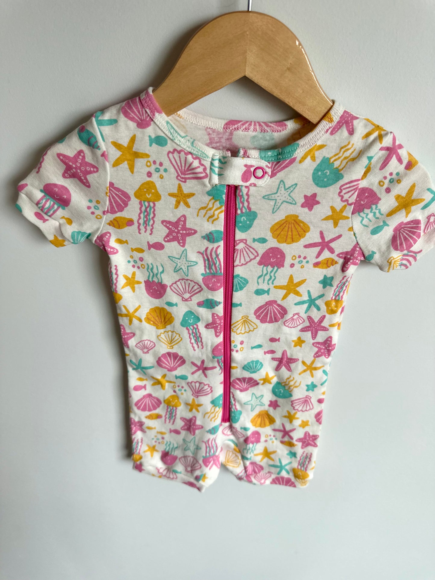 Ocean Creatures Zipper Romper / 12-18m