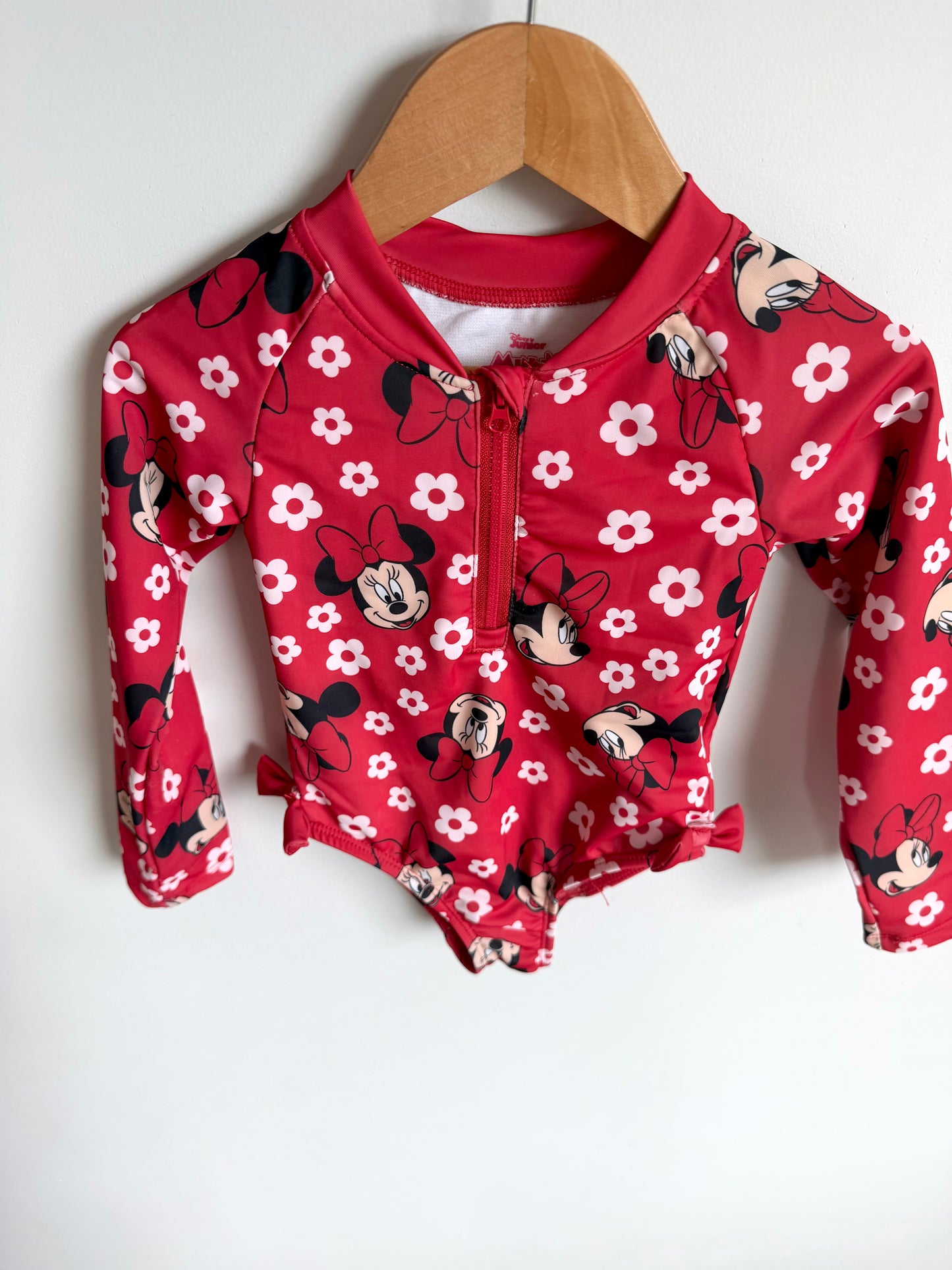 Minnie Long Sleeve Swim Suit / 3T