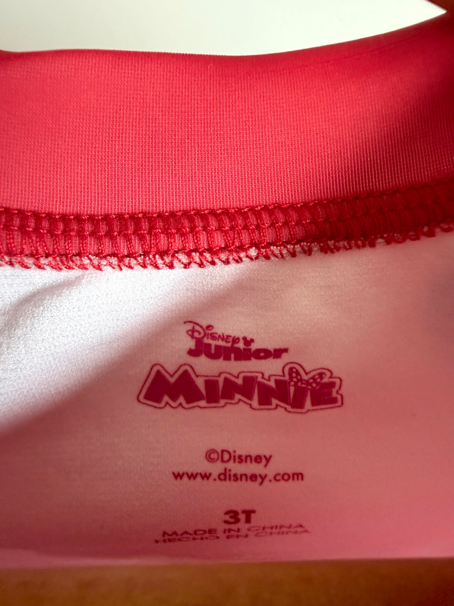 Minnie Long Sleeve Swim Suit / 3T