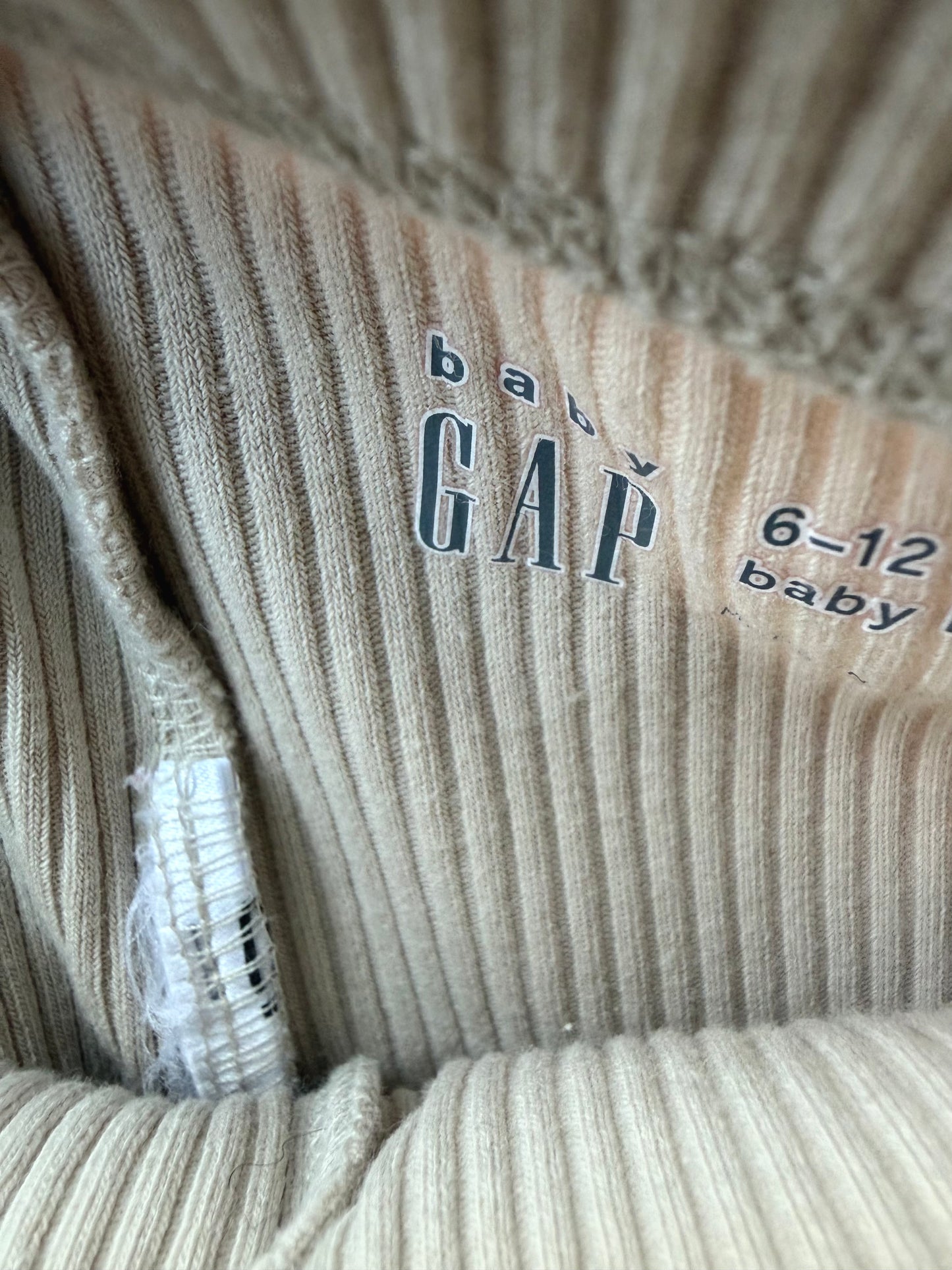 Gap Tan Ribbed Pants / 6-12m