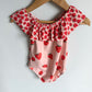 Strawberry Ruffle Swimsuit / 2T
