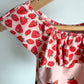 Strawberry Ruffle Swimsuit / 2T