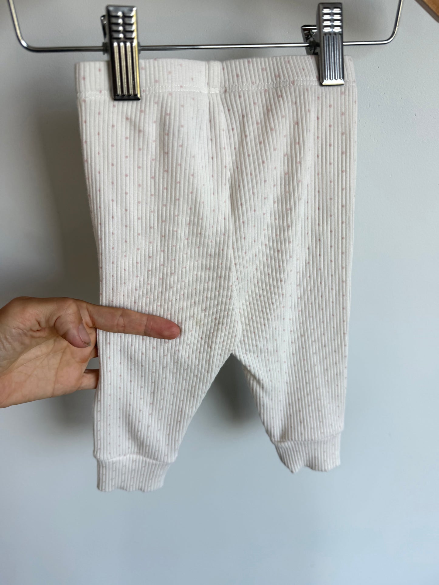 Cream Polka Dot Pants (PLAY) / 6-12m