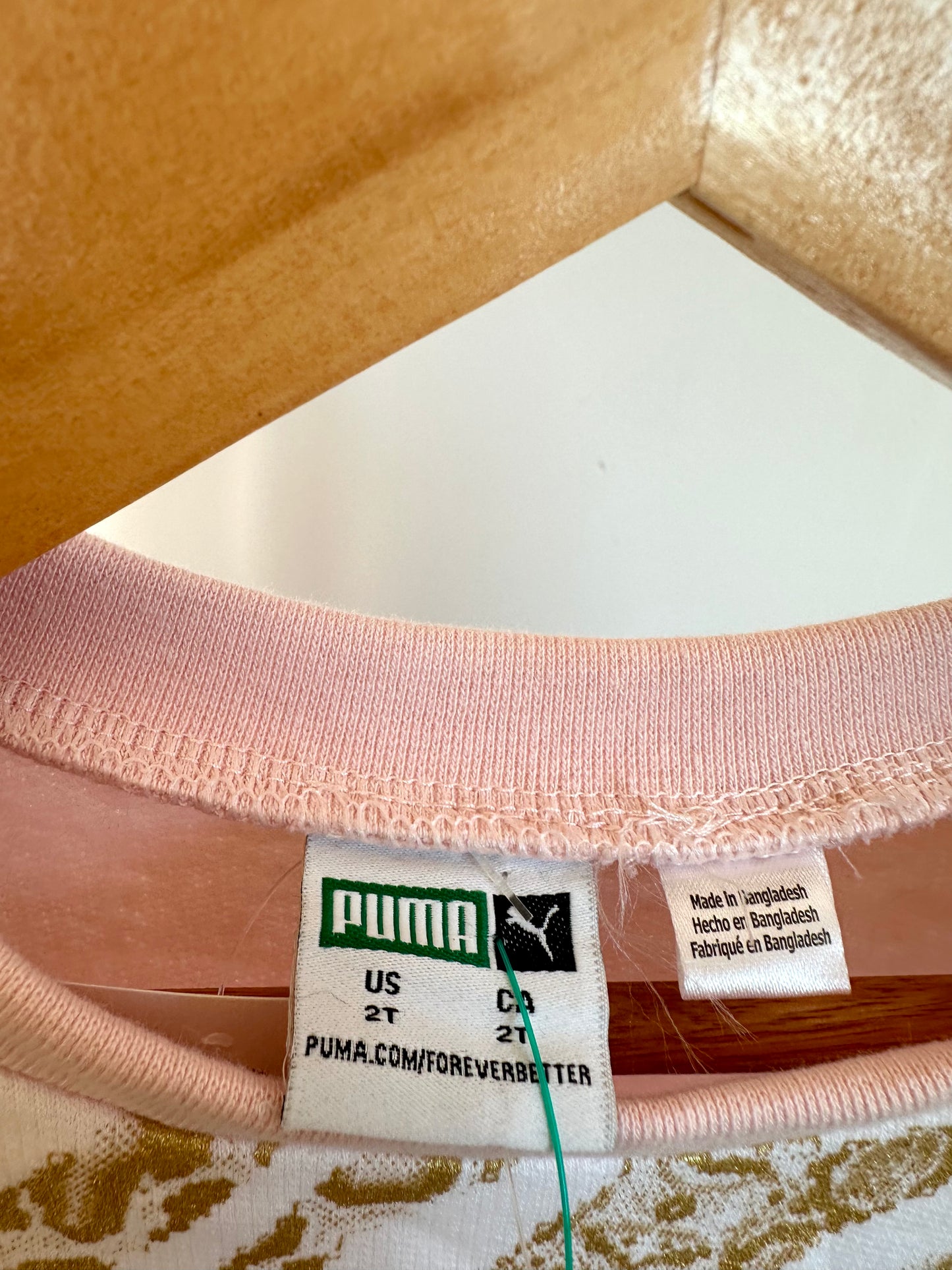 Pink Puma Sweater (With Tags) / 2T