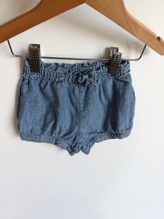Gap Chambray Shorts / 6-12m