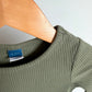 Green Long Sleeve Ribbed Dress / 12-18m