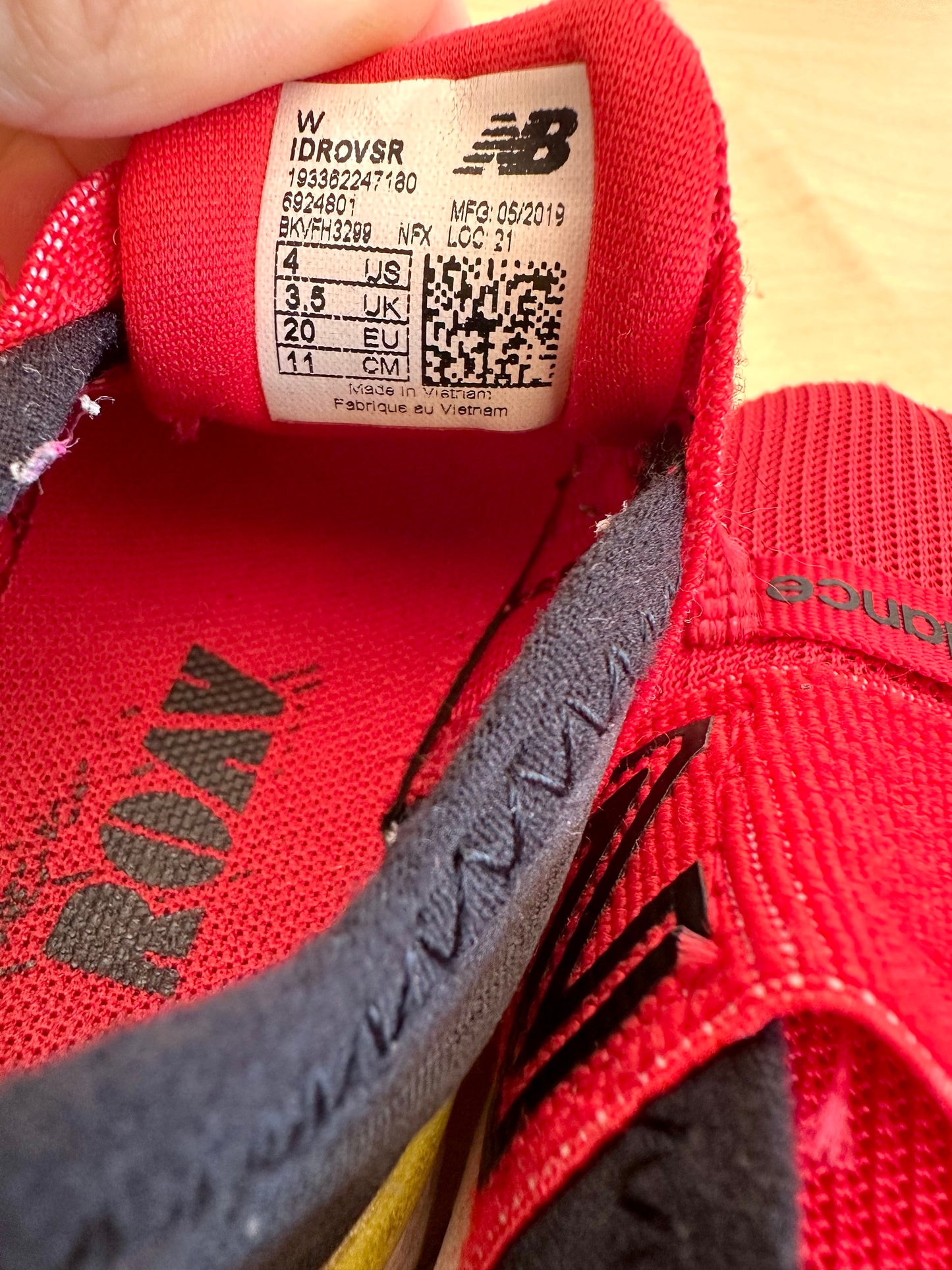 New Balance Red Fresh Foam Runners / Size 4 Toddler