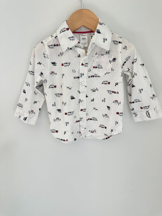 Train Collared Dress Shirt / 18m