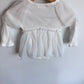 Tulle White Skirt Bodysuit / 3-6m