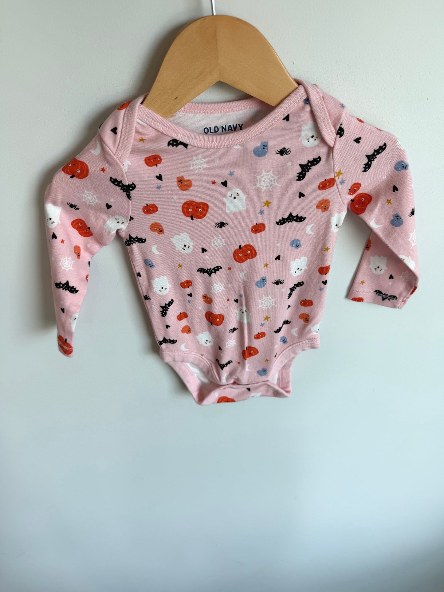 Halloween Pink Bodysuit / 6-12m