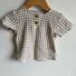 Checkered Muslin T-shirt / 18m