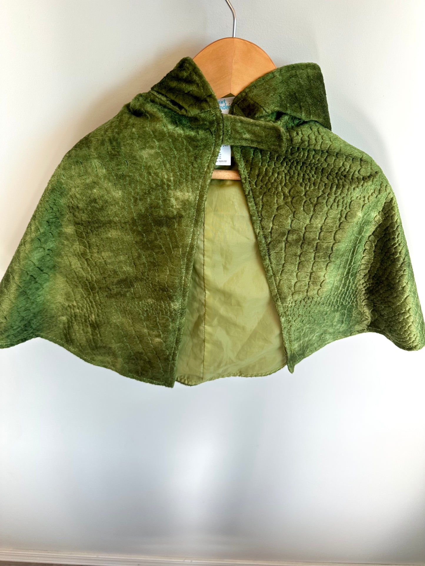 Dino Hooded Poncho / 12-24m