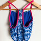 Speedo Blue with Pink Trim Swimsuit / 5 years