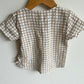 Checkered Muslin T-shirt / 18m