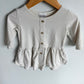 Jax + Lennon White Peplum Dress / 12-18m