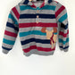 Fleece Striped Moose Longsleeve / 24m