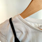 H&M Black Rib Dress with White T-shirt / 10-12 years