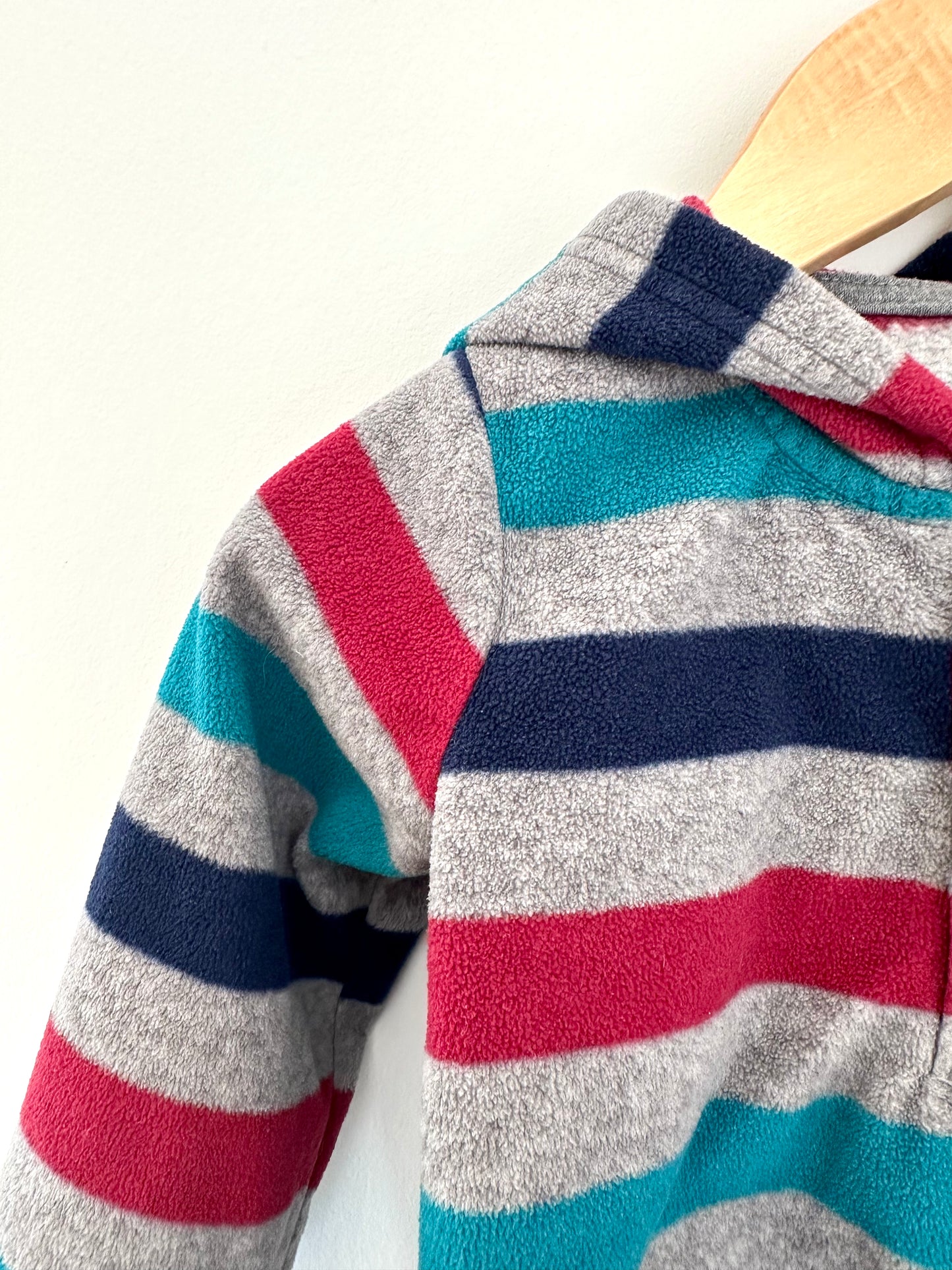 Fleece Striped Moose Longsleeve / 24m