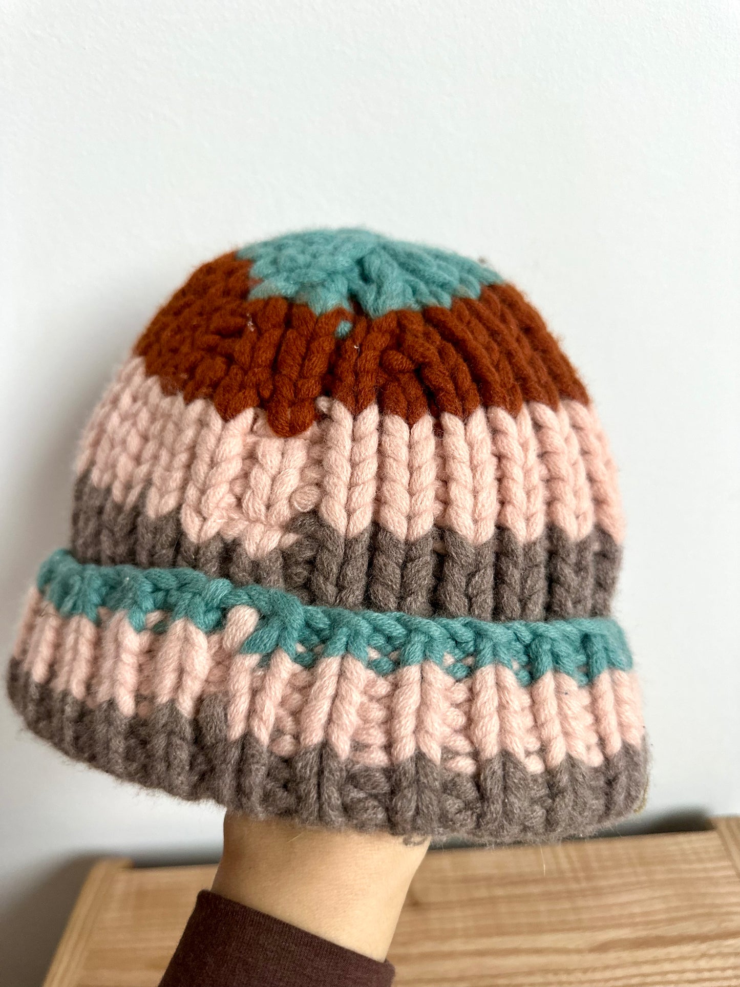 Zara Striped Knit Toque / 3-5T