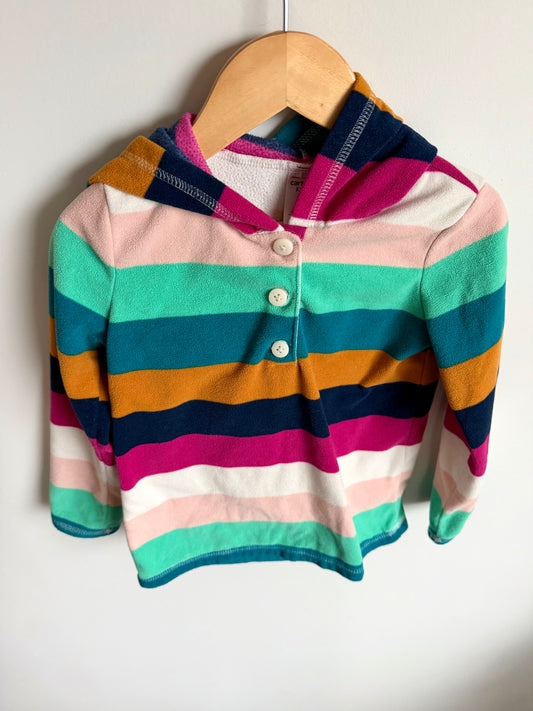 Colored Stripes Hood Sweater / 5 years