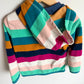 Colored Stripes Hood Sweater / 5 years