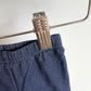 Chambray Dark Leggings / 3-6m