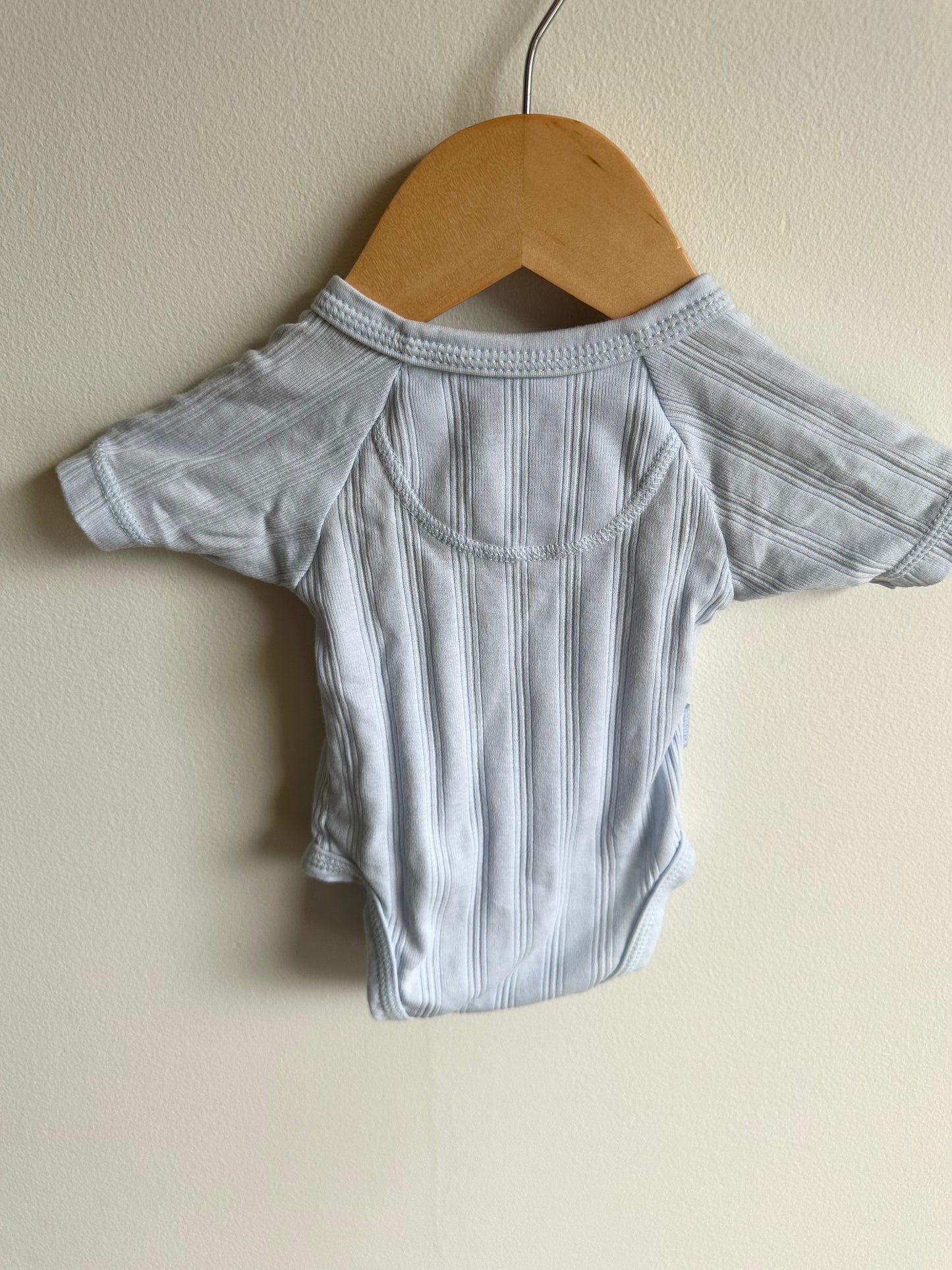 Blue Side Snap Bodysuit / 0-3m