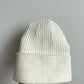 Cream Ribbed Toque / 18-24m?