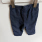Chambray Dark Leggings / 3-6m