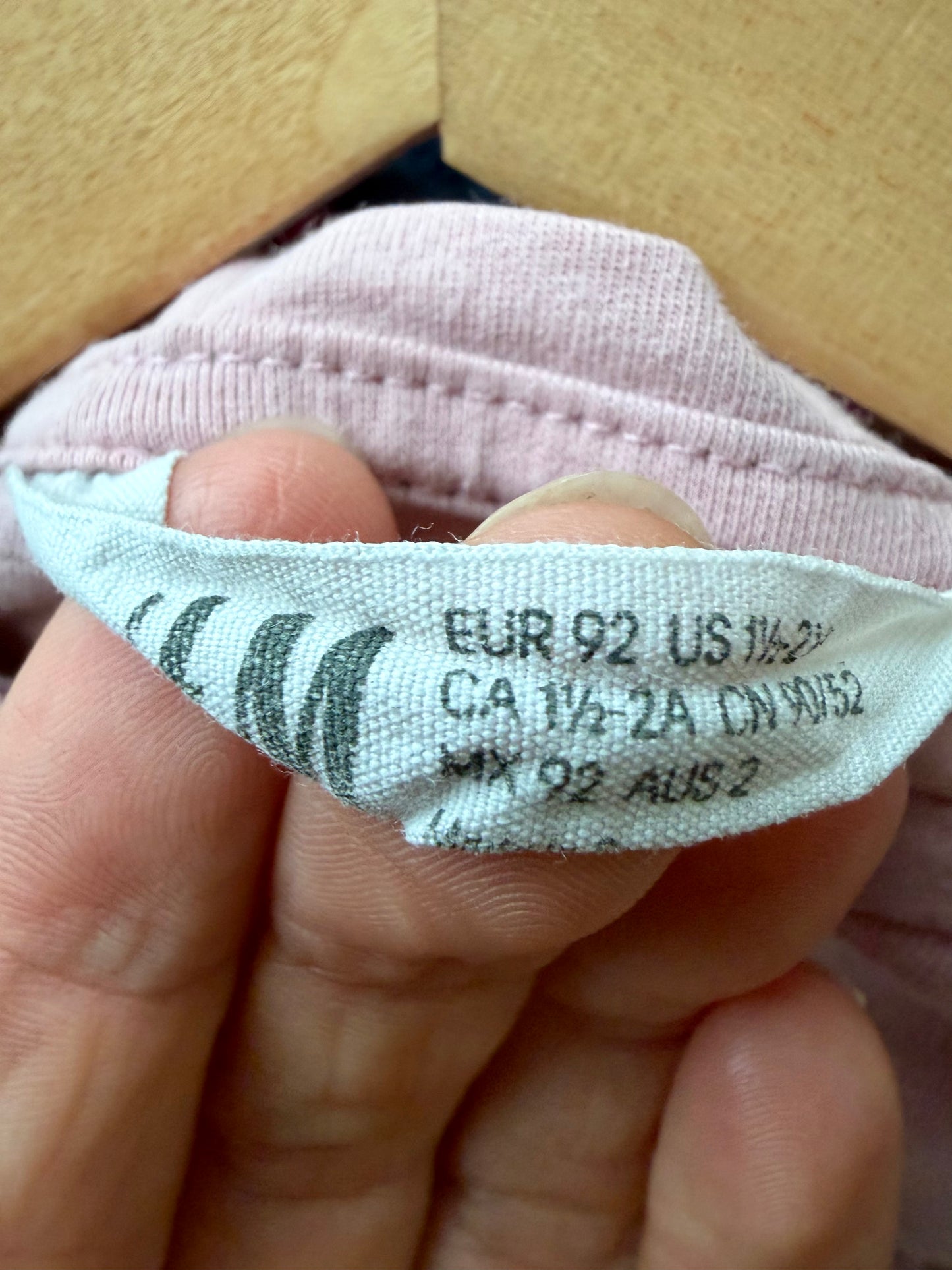 H&M Pink Ruffle Long Sleeve Top / 18m