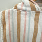 Striped Hooded Swim Poncho / 0-12m