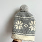 Grey Snowflake Toque / 12-24m?