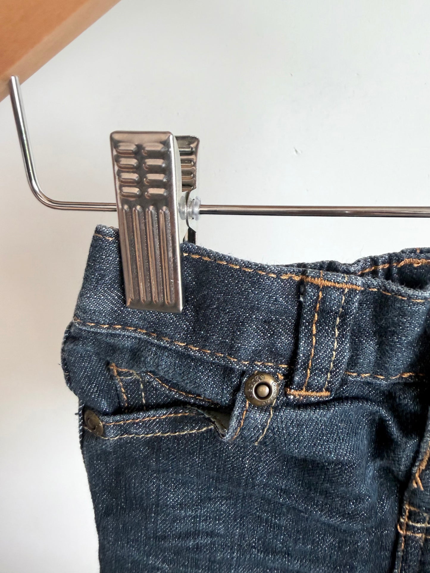 Dark Wash Blue Jeans / 0-3m