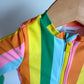 Long Sleeve Vertical Stripes Swimsuit / 6-12m