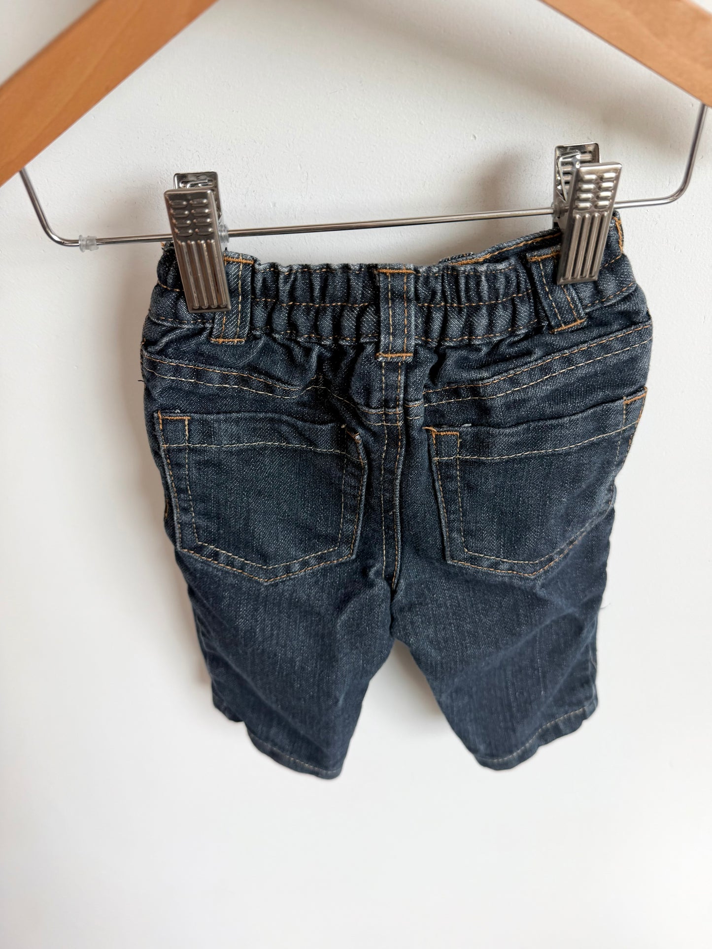 Dark Wash Blue Jeans / 0-3m