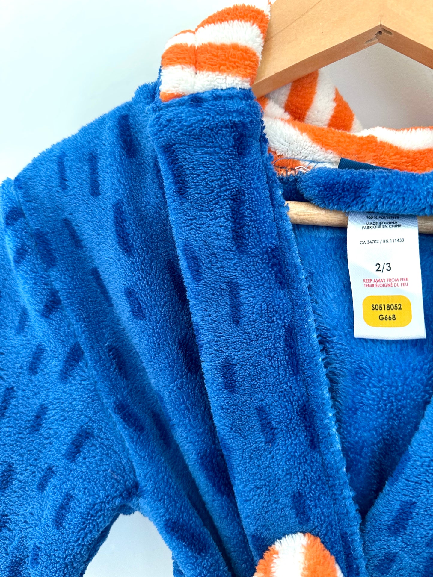 Monster Hooded Robe / 2-3T